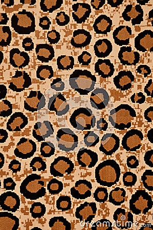 Leopard Print Background Stock Photo