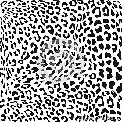 Leopard print background Vector Illustration