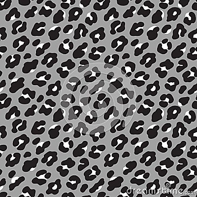 Leopard print seamless pattern. Vector illustration background Vector Illustration