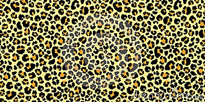 Leopard seamless pattern. Animal print. Vector background Vector Illustration