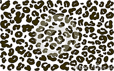 Leopard seamless svg pattern design vector illustration Vector Illustration