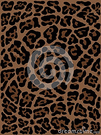 Leopard skin hand drawn. animal print drawing. Seamless Pattern. Stock Photo