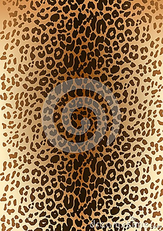A Leopard spotted fur pattern Vector Illustration