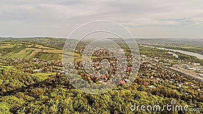 Leopoldsberg castle in Vienna, Austria Stock Photo