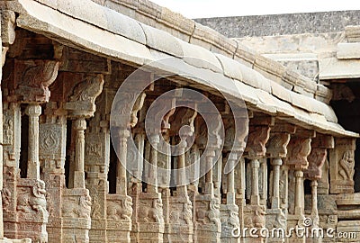 Lepakshi carvings Stock Photo