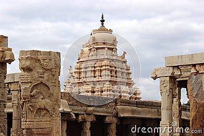 Lepakshi carvings Stock Photo