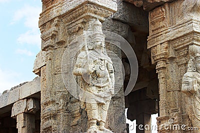 Lepakshi carvings Stock Photo