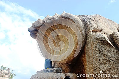 Lepakshi carvings Stock Photo