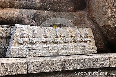 Lepakshi carvings Stock Photo