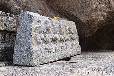 Lepakshi carvings Stock Photo