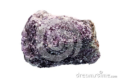 Lepidolite, closup of the mineral Stock Photo