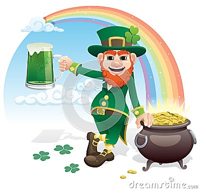 Leprechaun Vector Illustration