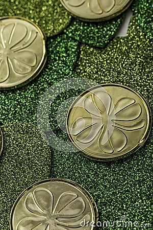 Leprechaun Gold Stock Photo