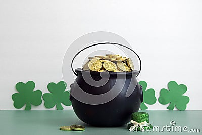 Leprechaun gold for st. patricks day Stock Photo