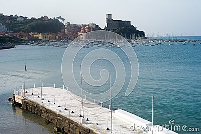 Lerici, Italy view of port Stock Photo