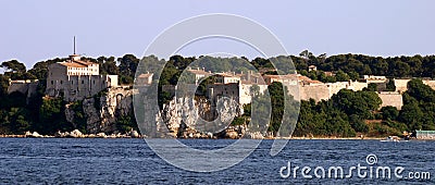 Lerins Island, fortress and monastery Stock Photo