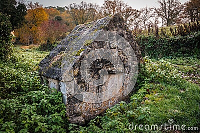 Les fontaines de Giran in Domme, France Stock Photo