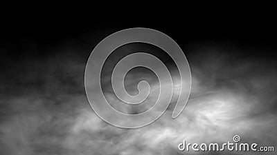 Les nuages de fumée de glace carbonique embrument l'animation de fond de l'effet de bruit de fractale Les nuages de fumée de glace carbonique embrument l'animation de fond de l'effet de bruit de fractale