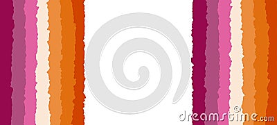 Lesbian flag gay pride background for pride month or lgbt community. Symbolic colors for inclusivity. Stock Photo
