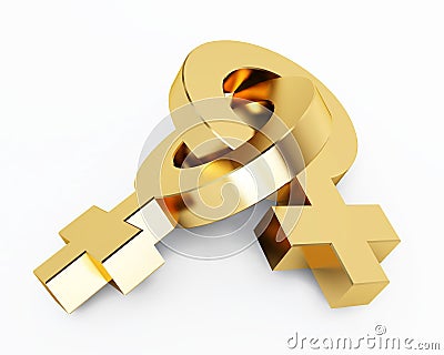 Lesbian symbol Stock Photo