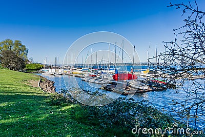 Leschi Marina Boats 2 Stock Photo