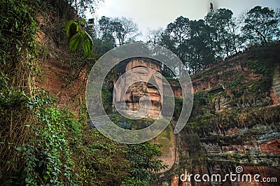 Leshan Giant Buddha Stock Photo