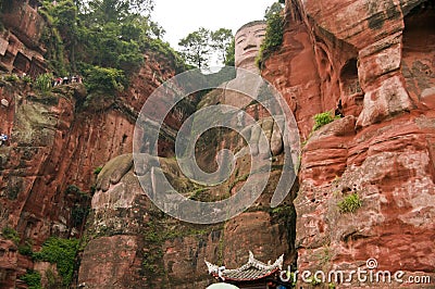 Leshan Giant Buddha Stock Photo