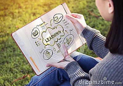 Lesson Training Study Knowledge Learning Concept Stock Photo