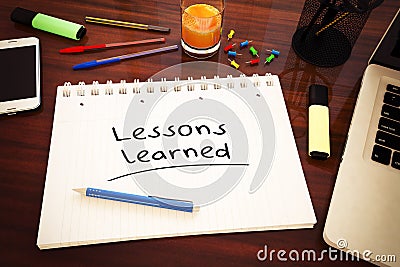 Lessons learned Cartoon Illustration