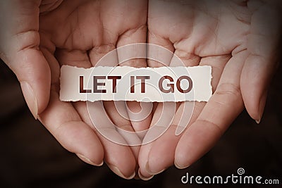 Let it go Stock Photo