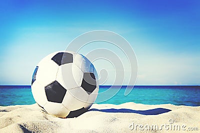 Let`s Have Fun Beach Nature Relaxation Concept Stock Photo