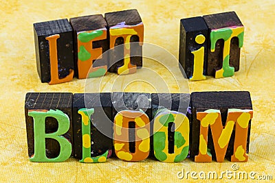 Let your lifestyle dream bloom with sunshine heart Stock Photo