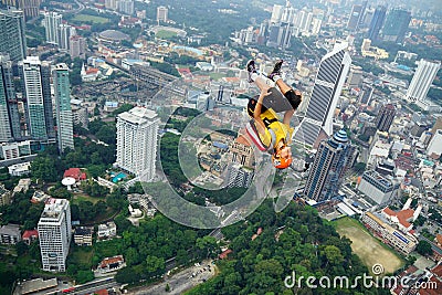 Lets flip on the sky Editorial Stock Photo