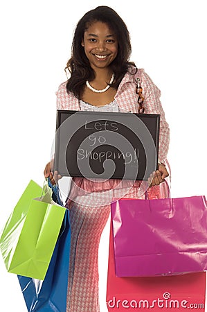 Lets Go Shopping! Stock Photo