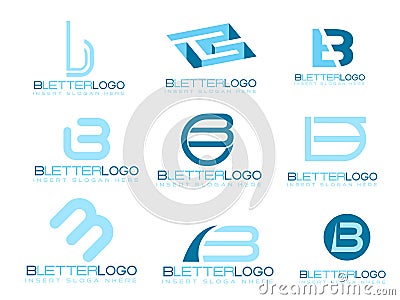 Letter B Logo Stock Photo