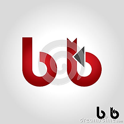 letter b logo, icon and symbol vector illustration Vector Illustration