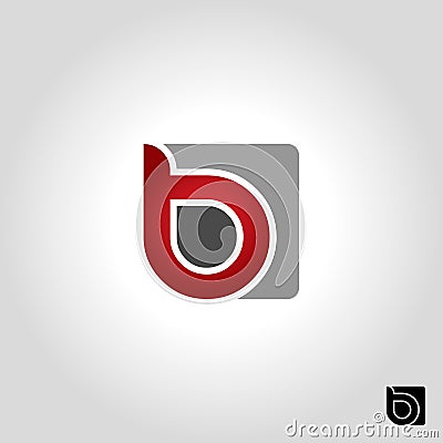 letter b logo, icon and symbol vector illustration Vector Illustration