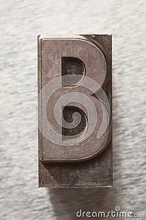 Letter B Stock Photo