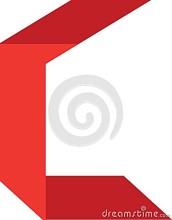 Letter C Gradient Logo Design Stock Photo