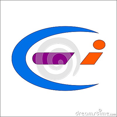 Letter C Logo. in Stock Photo