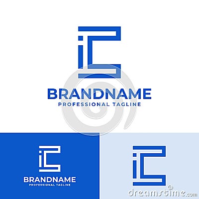 Letter CI Modern Logo, suitable for business with CI or IC initials Vector Illustration