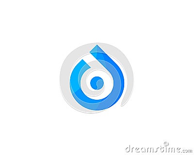 Letter D Icon Logo Design Element Vector Illustration