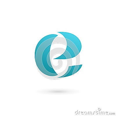 Letter E logo icon design template elements Vector Illustration