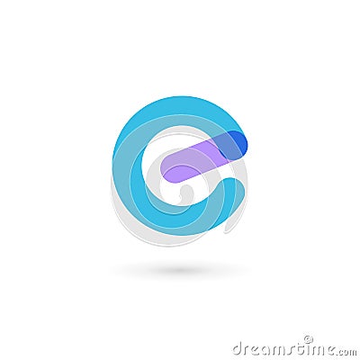 Letter E logo icon design template elements Vector Illustration