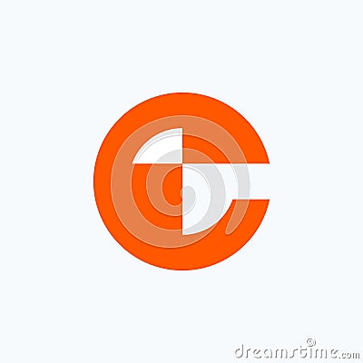 Letter E logo Vector Illustration