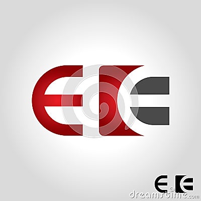 letter e logo, icon and symbol vector illustration Vector Illustration