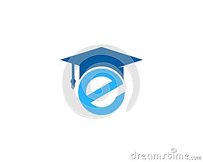 Letter Education Icon Logo Design ELement Vector Illustration