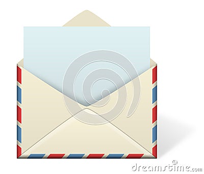 Letter Envelope Cartoon Illustration