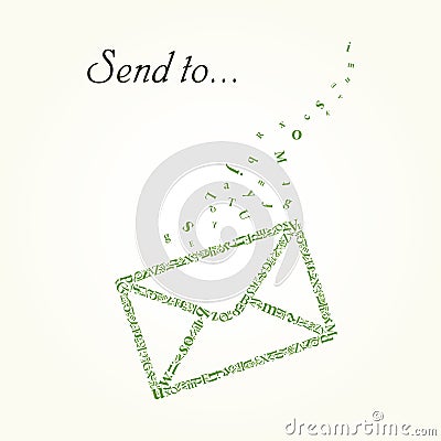 Letter envelope mail Vector Illustration