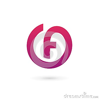 Letter F logo icon design template elements Vector Illustration